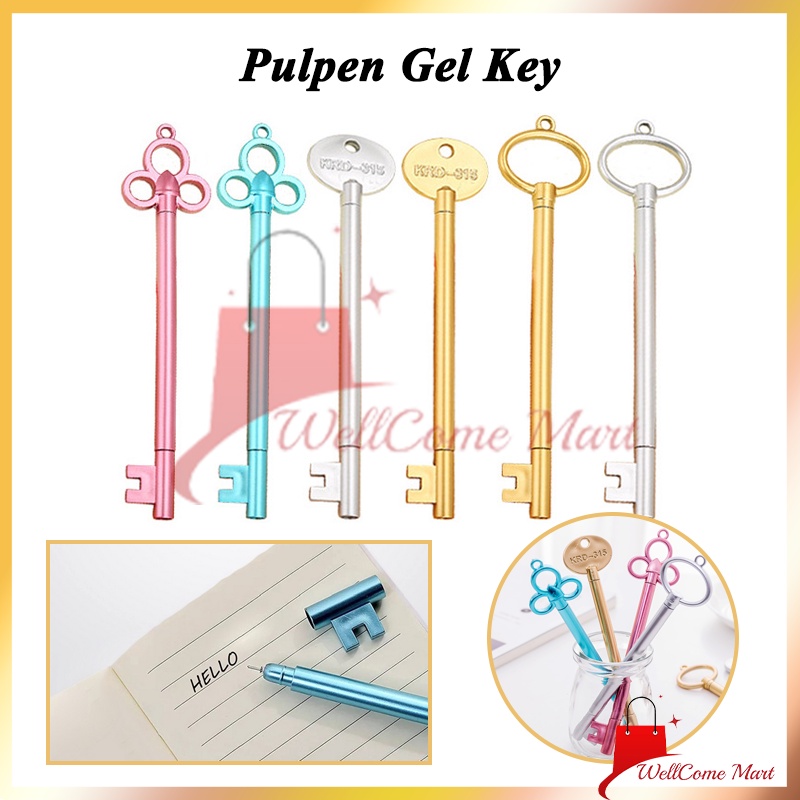 

Pulpen Gel Key / Pulpen Bentuk Kunci Alat Tulis Unik