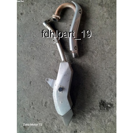 Knalpot Standar Original Kawasaki Klx 150 Old