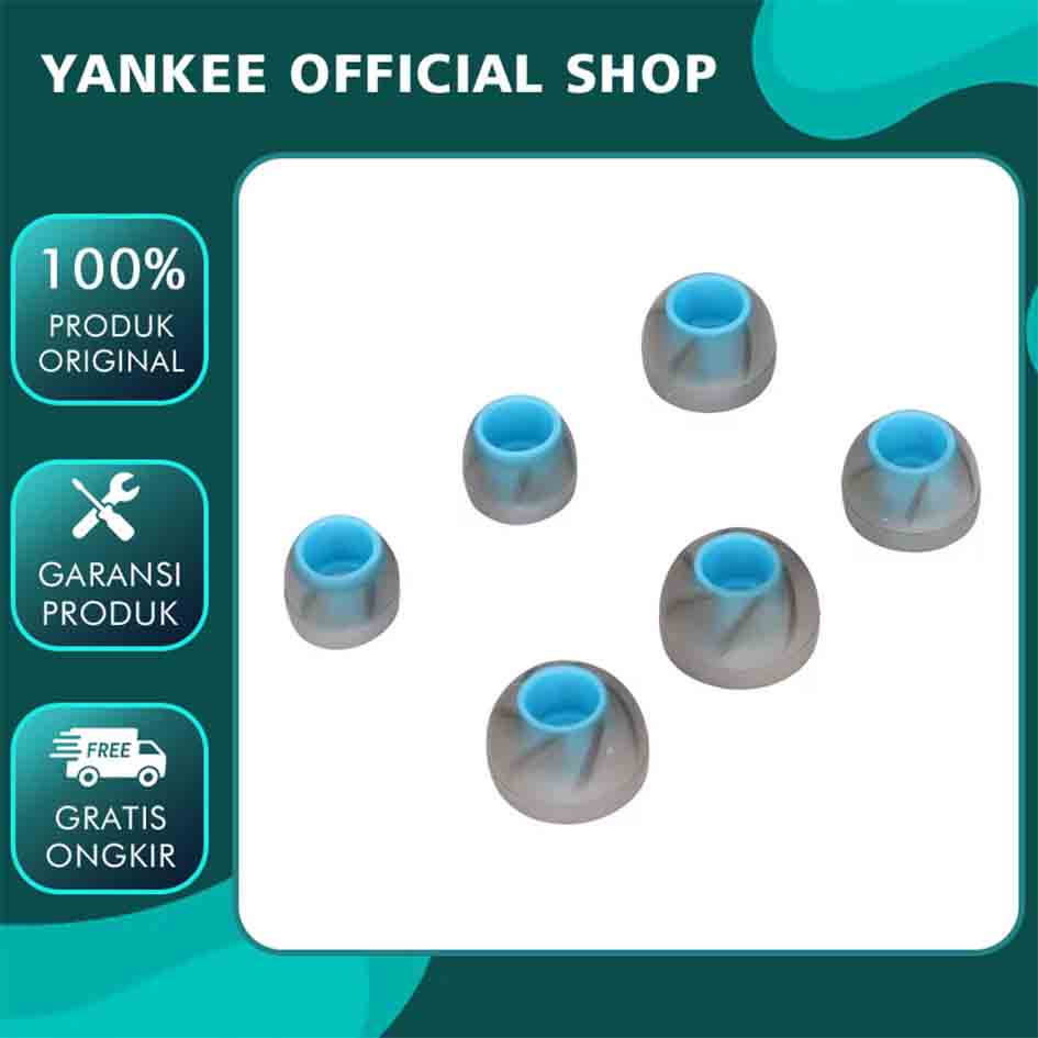 QKZ Blue Silicone Eartips Wide Bore