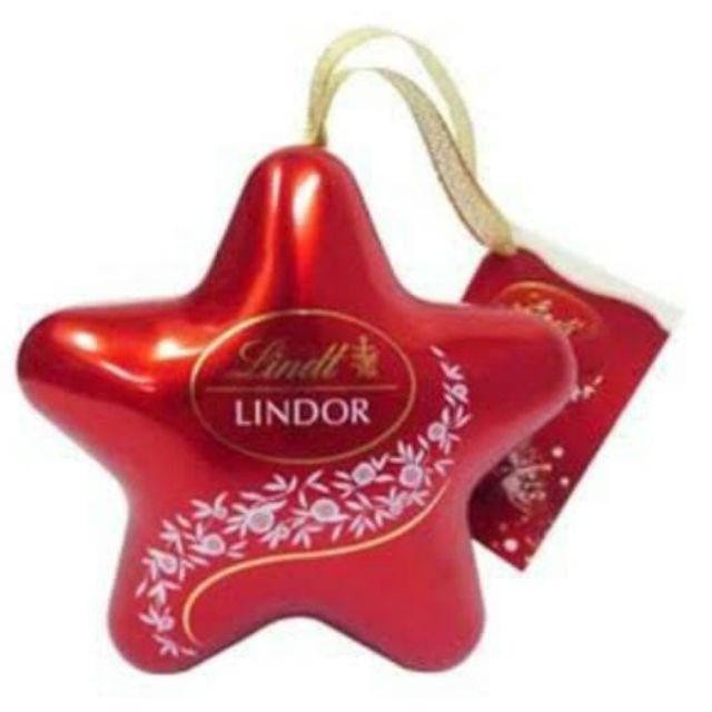 

lindt lindor chocolate milk Dekorasi Christmas Bentuk Bintang 37gr