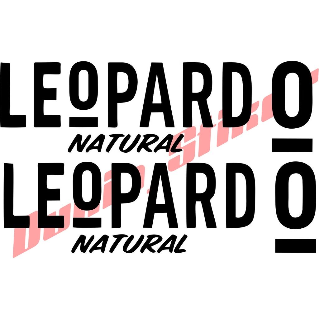 sticker helm leopard