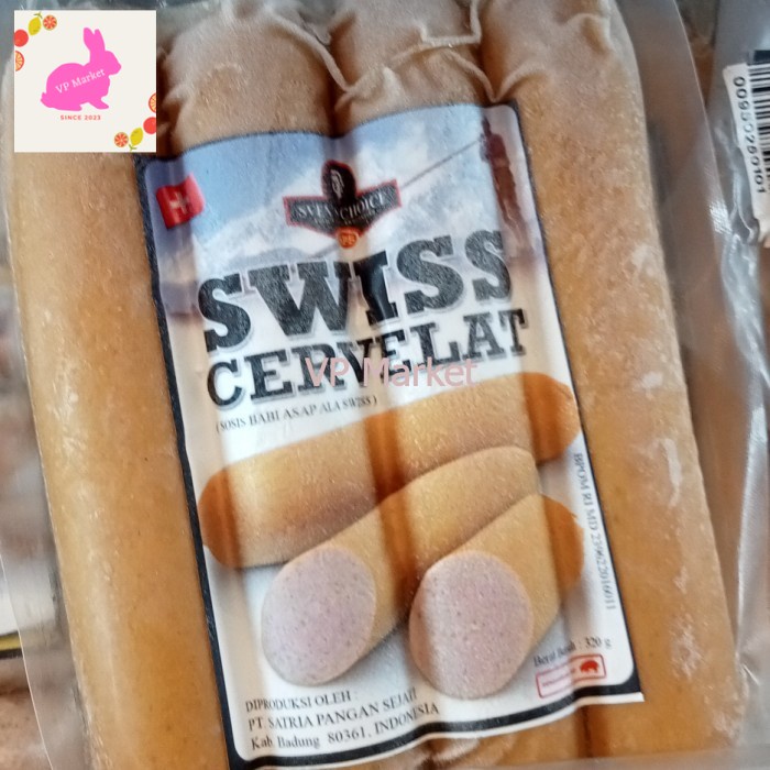 

SVEN'S CHOICE SWISS CERVELAT 320 gr | Sosis Babi Pork Asap ala Swiss