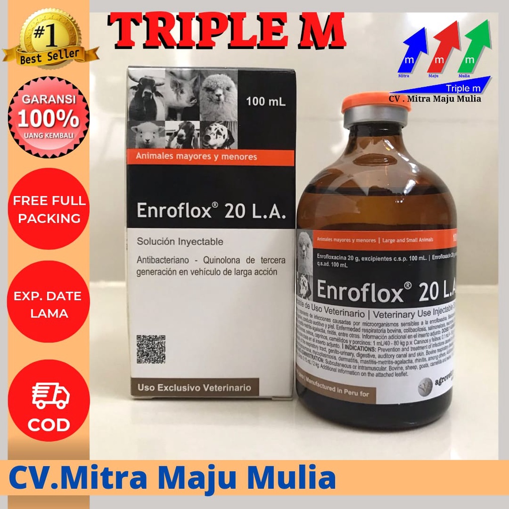 Enroflox 20 LA 100 ml MMM