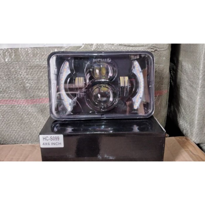 Lampu LED Daymaker kotak 6x4 inch GL PRO MAX Honda win Rx king DLL