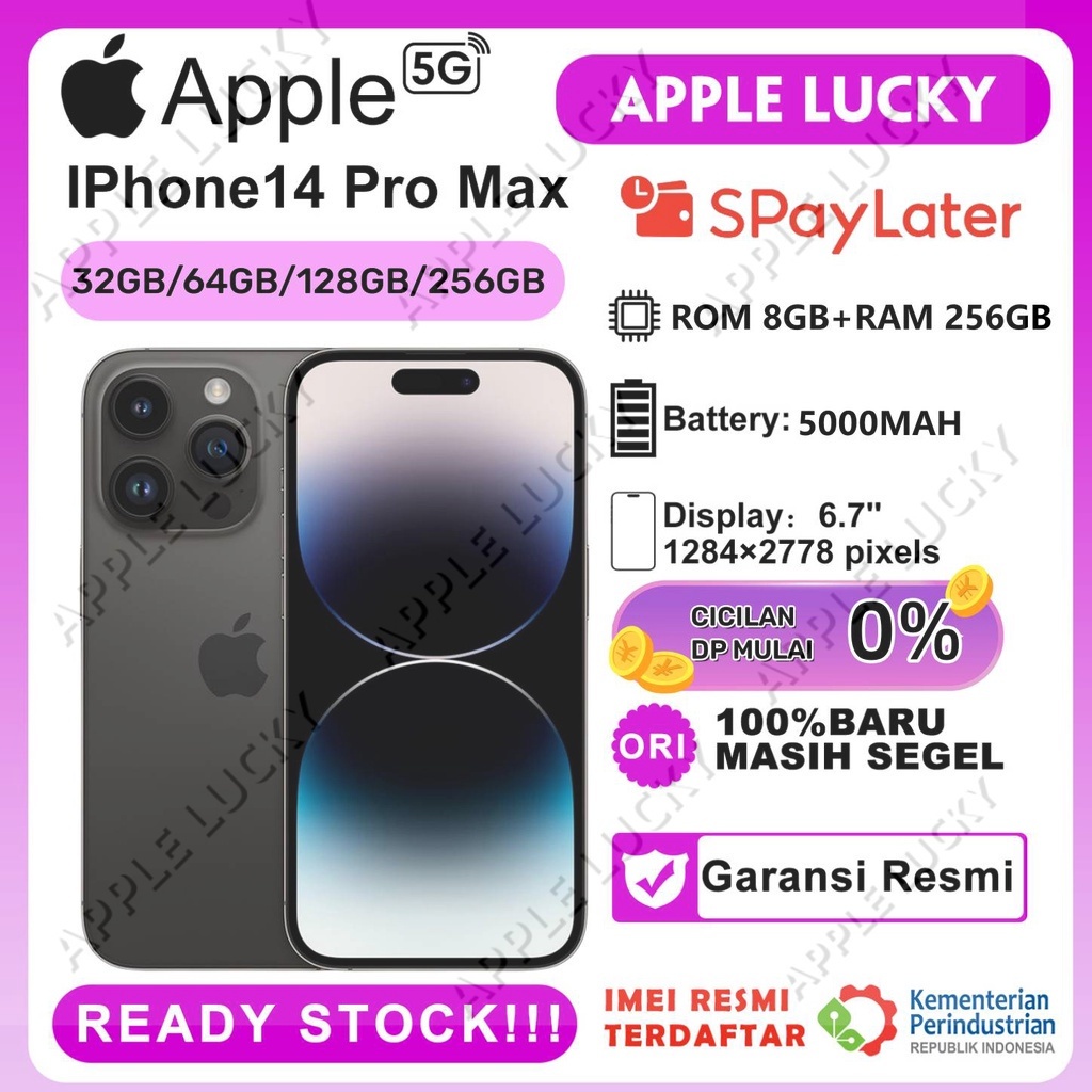 Baru Apple IPhone 14 Pro Max 8GB 256GB Handpone Original Iphone Hp Terbaru 2023 14promax Dual SIM 4G /5G WiFi Hp Murah Cuci Gudang Apple Iphone 11 I14 Pro Max Iphone 15 Pro Max