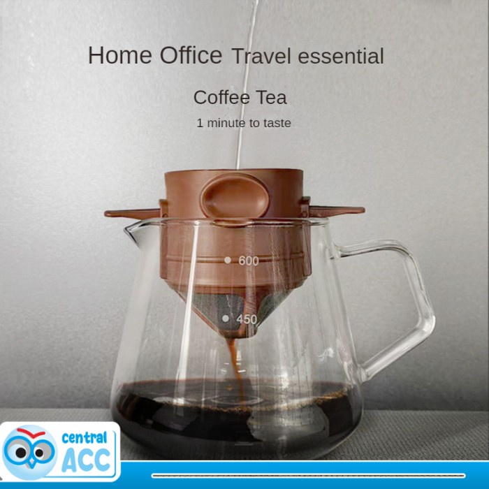 

One Two Cups Filter Penyaring Kopi Portable Cone Coffee Dripper