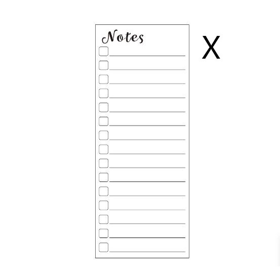 

SSS9 - BEST PRODUK - PAPAN TULIS KULKAS MAGNET White Board Magnetic Meal Planner Memo Notes - X 30x12 CM