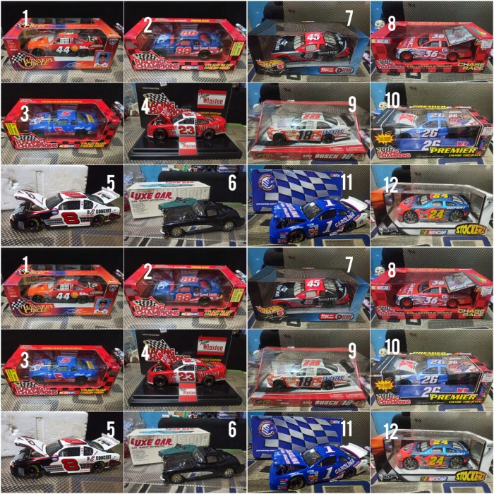 Nascar diecast mobil balap 1:24