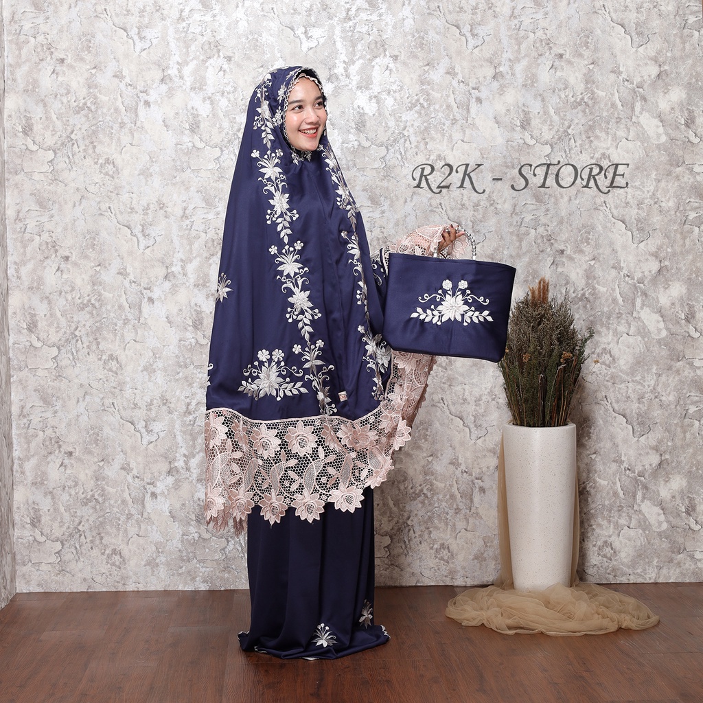 Mukena Sayahrini Dewasa Terbaru Bordir Mewah// MUKENA / MUKEAN POUCH / MUKENA JUMBO / MUKENA MODEL B