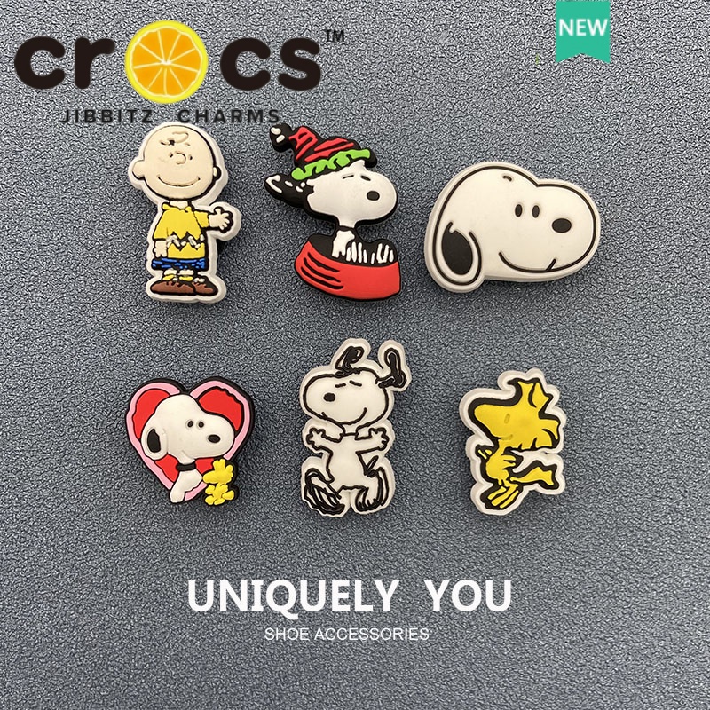 jibbitz crocs charms Snoopy Shoes Flower Combination Set Decorative Buckle Accessories for