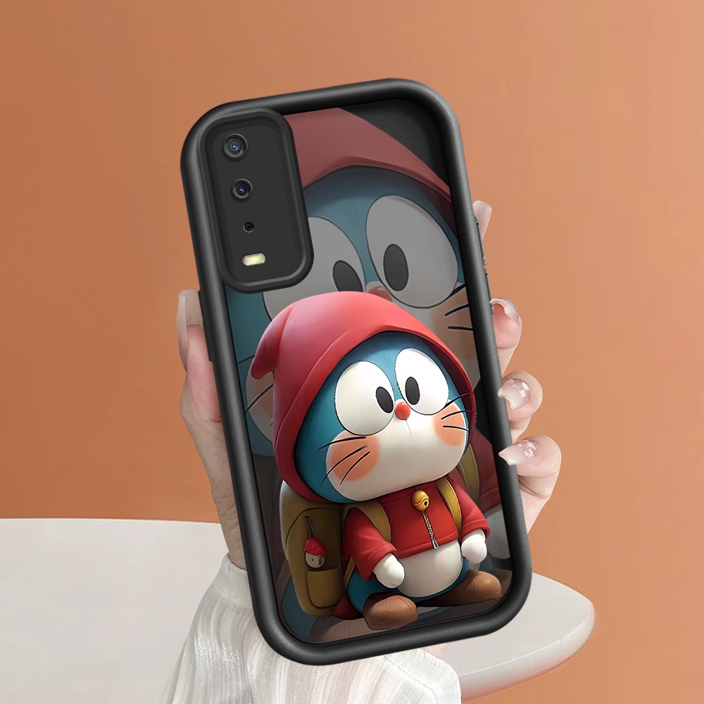 Vivo Y20 Y20i Y20S Y12S Y20 2021 Y20SG Y12A Hp Casing Handphone Silikon Softcase Untuk Cute Doraemon Soft Phone Case Mode Kesing Cassing