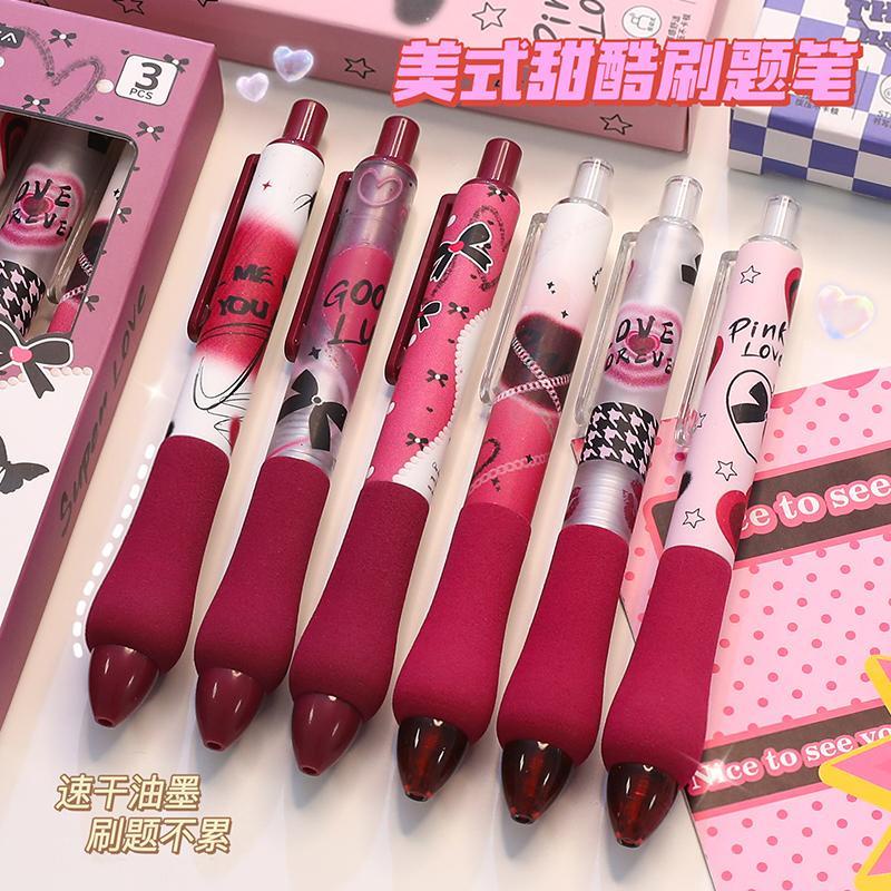 

Fat and Fat Press Brush, Special High Appearance Quick Drying 0.5 Neutral Ball Pen for Question Pens