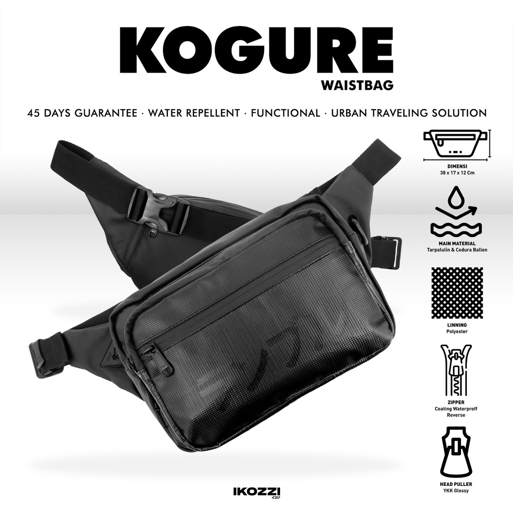 Ikozzi Kogure Waist bag - Tas Selempang