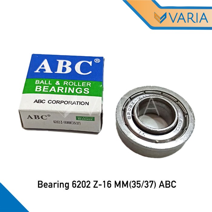 Bearing 6202 Z 16 mm 35/37 ABC Laher Gerobak Dorong Special Bore