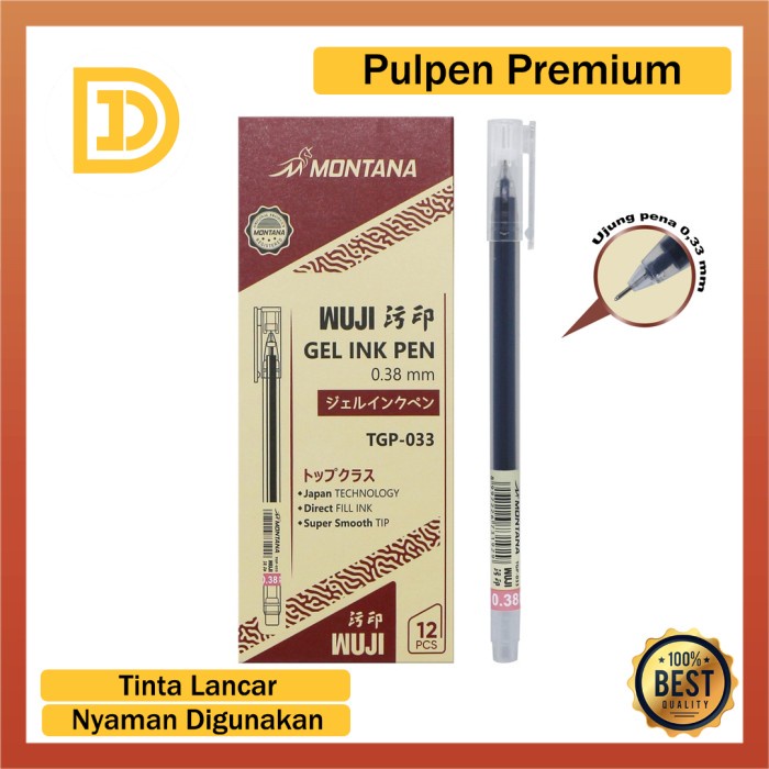 

Pulpen Gel Premium Pena Tinta Cair Ballpoin Gel Ink Pen 0,3 mm Murah