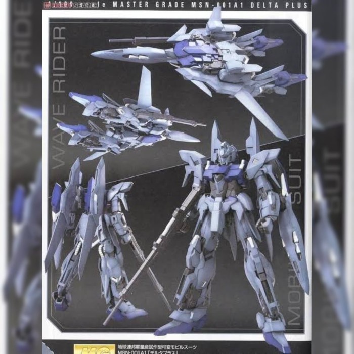 Bandai MG 1/100 Delta plus gundam ,transformable, seri unicorn