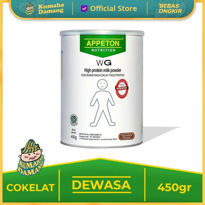 

Appeton Weight Gain Adult Coklat 450 gram
