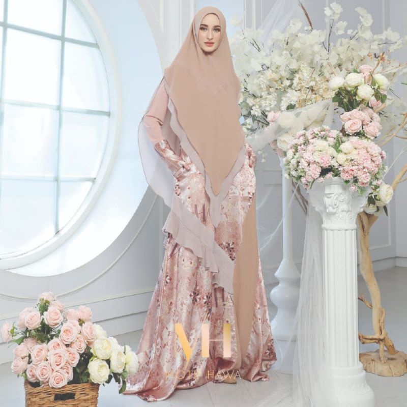 MOTIF HAWA / MHS Rayyana by Motif Hawa / Gamis Cantik / Gamis Premium Gamis Syar'i