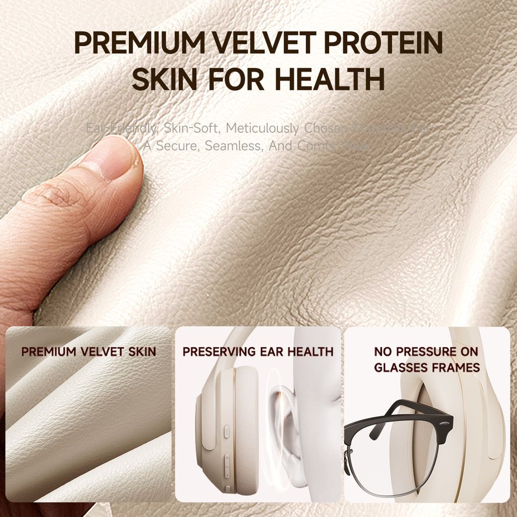 Kiip Wireless Th90 Anc Wireless Over-Ear Headphone Spatial Audio Tbk