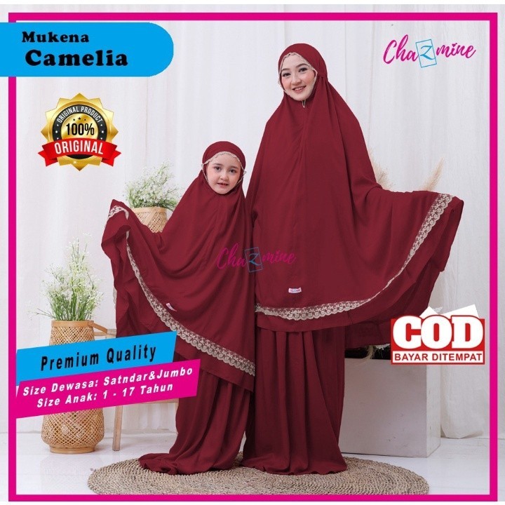 Mukena Couple Ibu Anak Lace Bordir Khadijah Syakinah VIRAL TERBARU 2023 /Mukena Couple Ibu dan Anak 