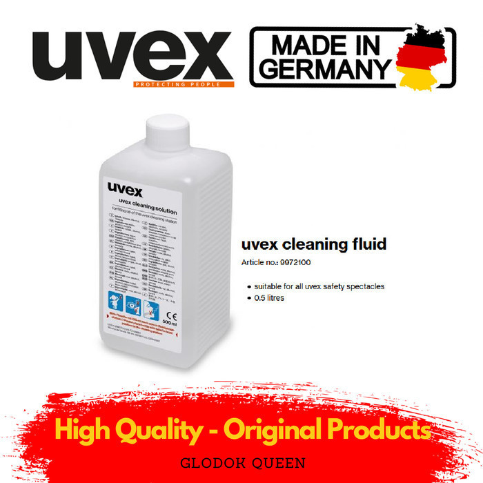 Original Uvex Cleaning Fluid Cairan Pembersih Kacamata 9972100
