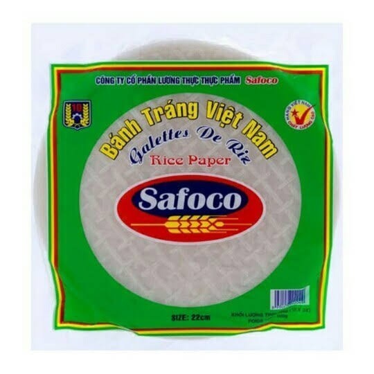 

Safoco Rice Paper 22 Cm Banh Trang Vietnam 300gr