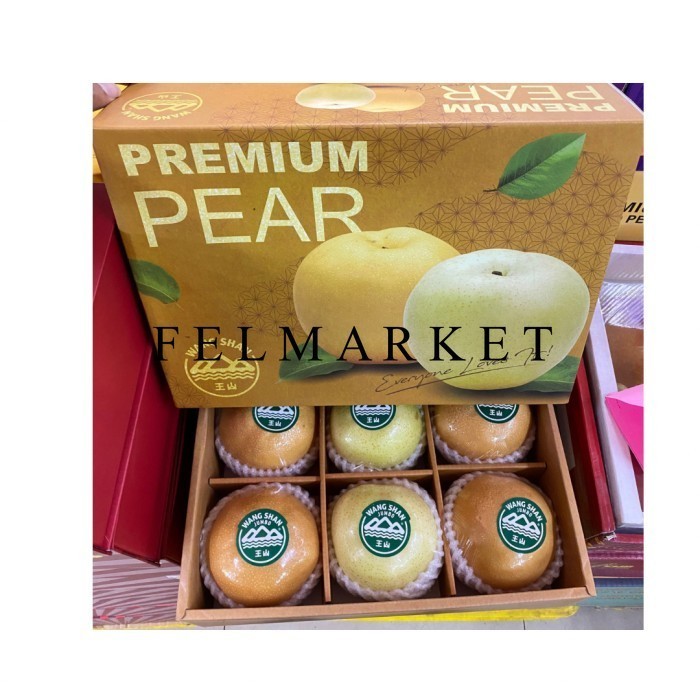 

Pear Singo Mix Pear Golden Wangshan Premium / Hampers Buah Imlek / Box