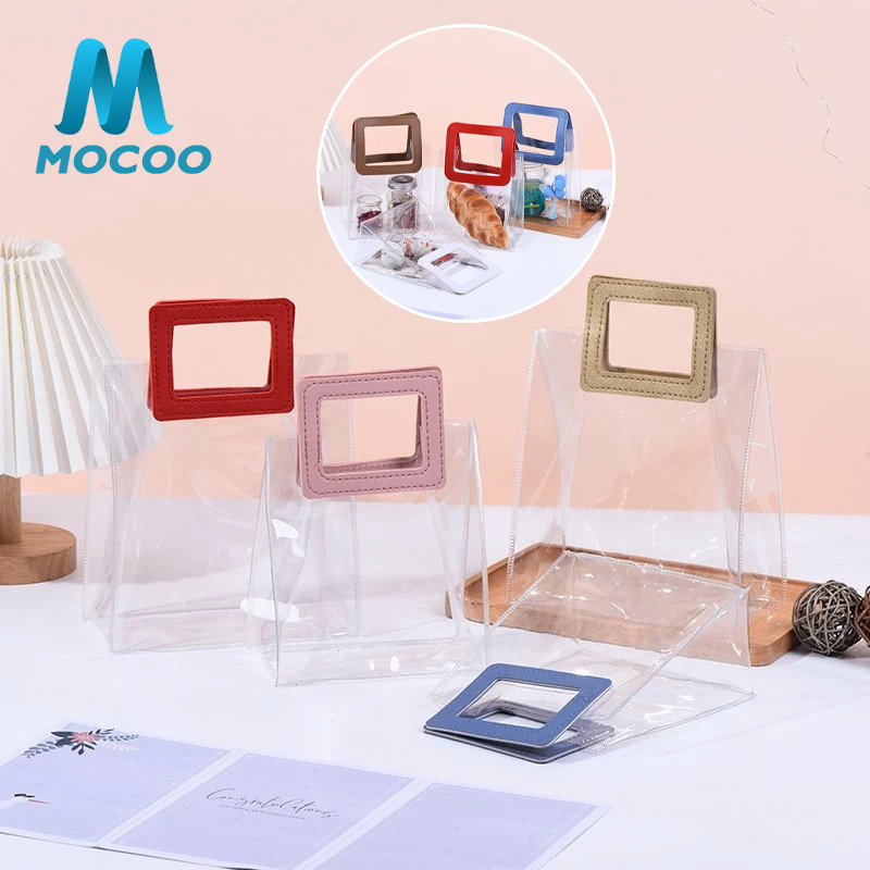 

Tas Mika Transparan Pvc / Goodie Bag Hampers / Tote Bag