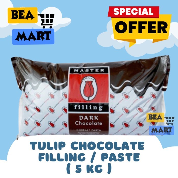 

Tulip Master Chocolate Filling 5kg | Selai Cokelat Pasta Coklat 5 kg