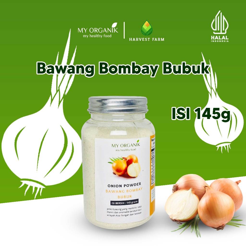 

My Organik Onion Powder / Bawang Bombai Bubuk 145gram