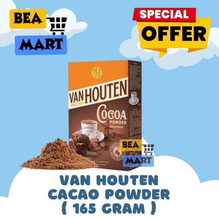 

Van Houten Cocoa Powder 165gr | Coklat Bubuk Premium 165 gr