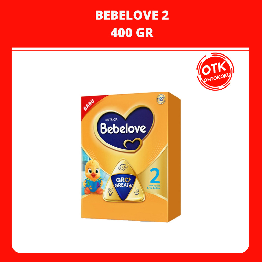 

Bebelove 2 400 Gr Susu Formula Bayi Bubuk Usia 0-6 Bulan