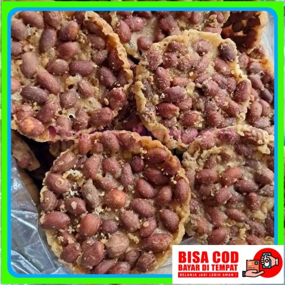 

peyek full kacang 1kilogram peyek kacang bulat
