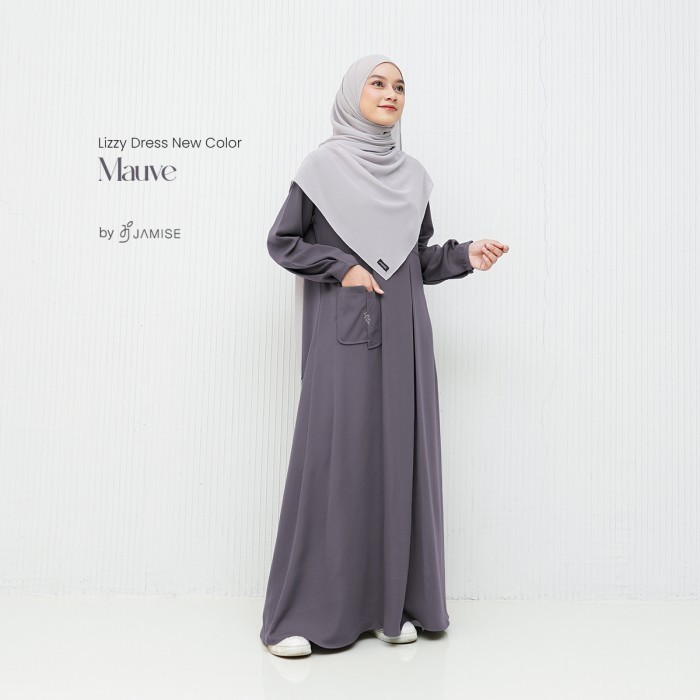 ✔SKY.LD✔ - SALE Lizzy Dress | Gamis by Jamise - Mauve, XS