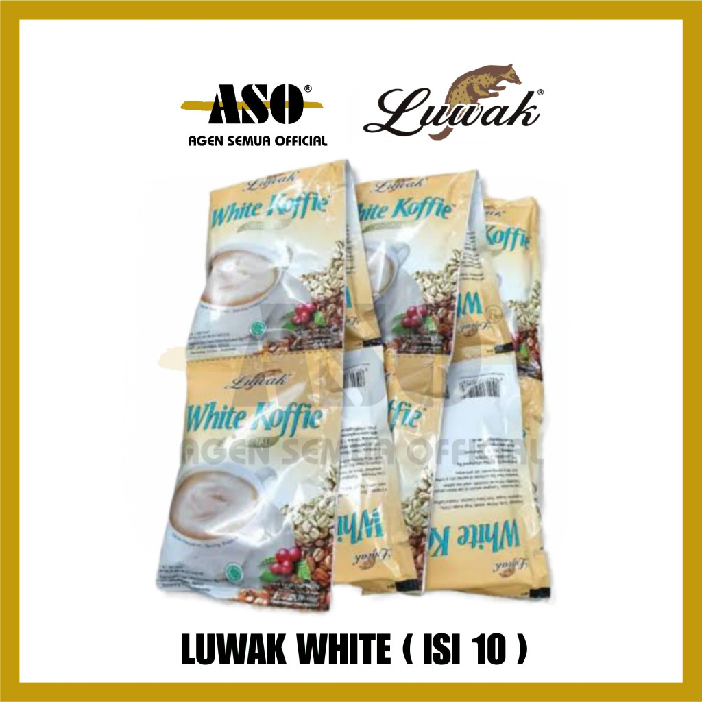 

SS SNACK Kopi Luwak white Coffe original 20g RENCENG ( ISI 10) PROMO !!!