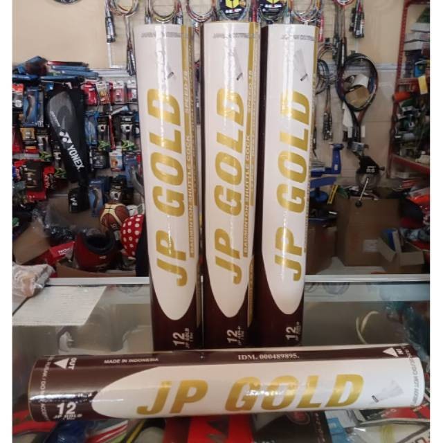 shuttlecock / shuttlecock badminton jp gold // kok bulutangkis jp gold termurah KOK JP GOLD