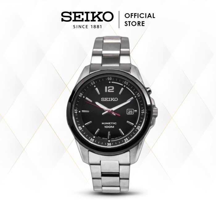 ✨E.SYO✨ - TERLARIS Jam Tangan Pria Seiko Kinetic Stainless Steel SKA595P1 Original