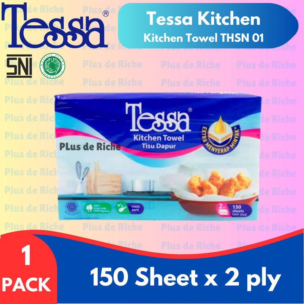 Tissue TESSA Handtowel - THSN 01 - Tessa Handtowel 150 sheet - Tissue Dapur - Tissue Minyak