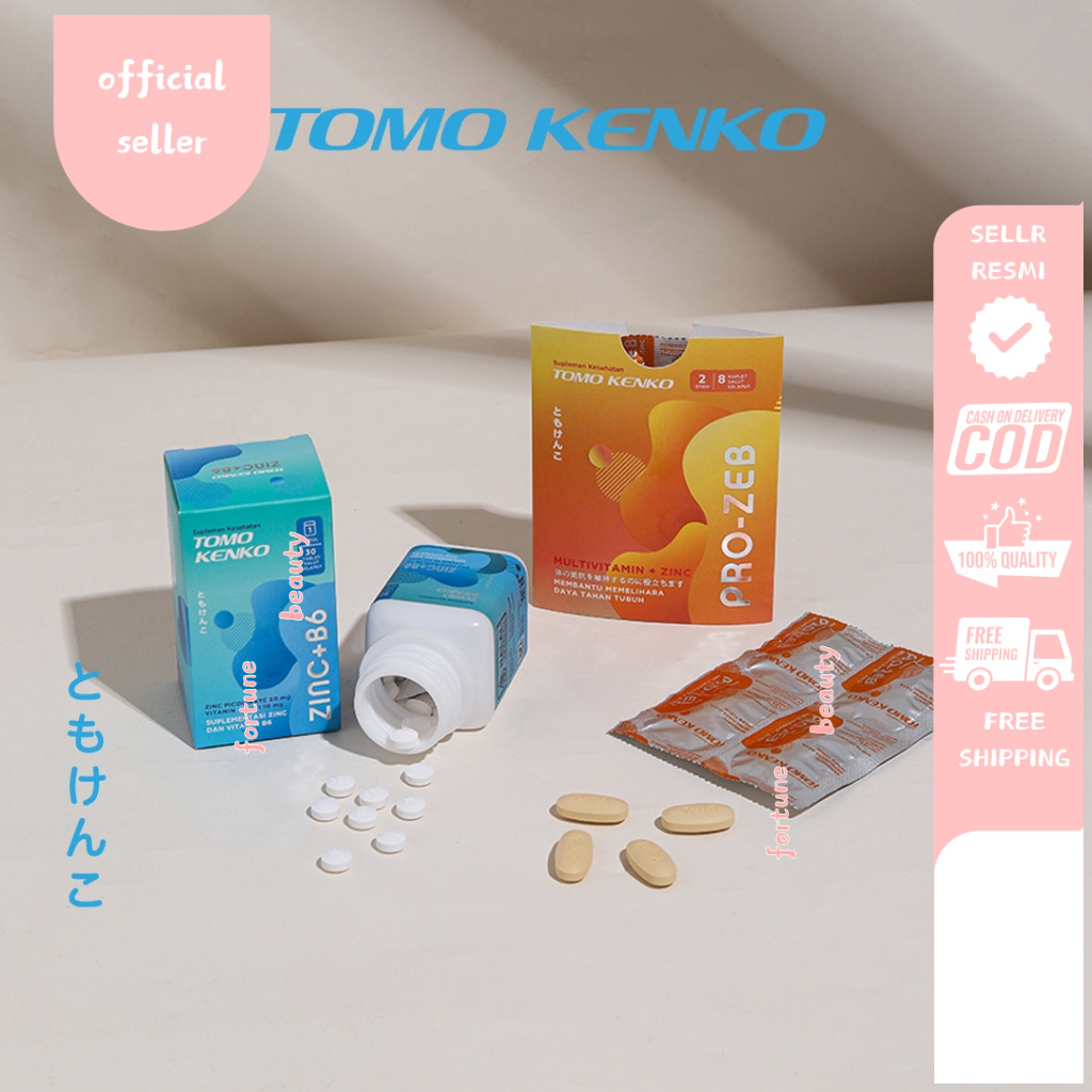 Combo Tomo Kenko Zinc + Vit B6 & Prozeb Sleeve