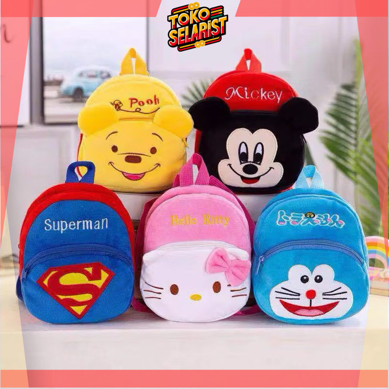 COD Makassar Tas Ransel Anak Anak Karakter / Tas Anak Kecil / TasSekolah / Backpack