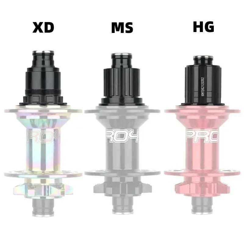 HASSNS PRO Freehub Body Premium, Kompatibel untuk Shimano HG (Slup), Microspline (MS), dan SRAM XD, 