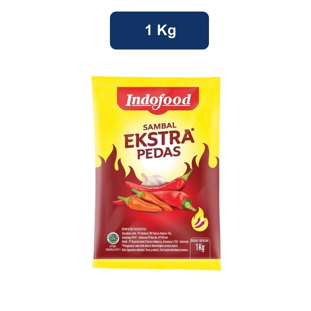 

Indofood Sambal Extra Pedas 1 kg - [213]
