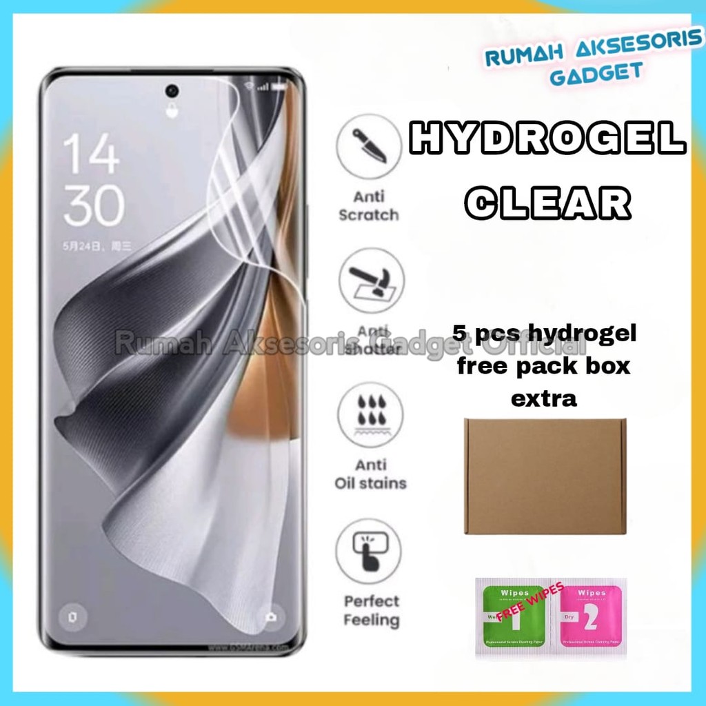 HYDROGEL CLEAR BENING INFINIX SMART 9 HOT 40 Pro 40i 40S Note 50 50i 4G 5G Pro+ Pelindung layar hp s