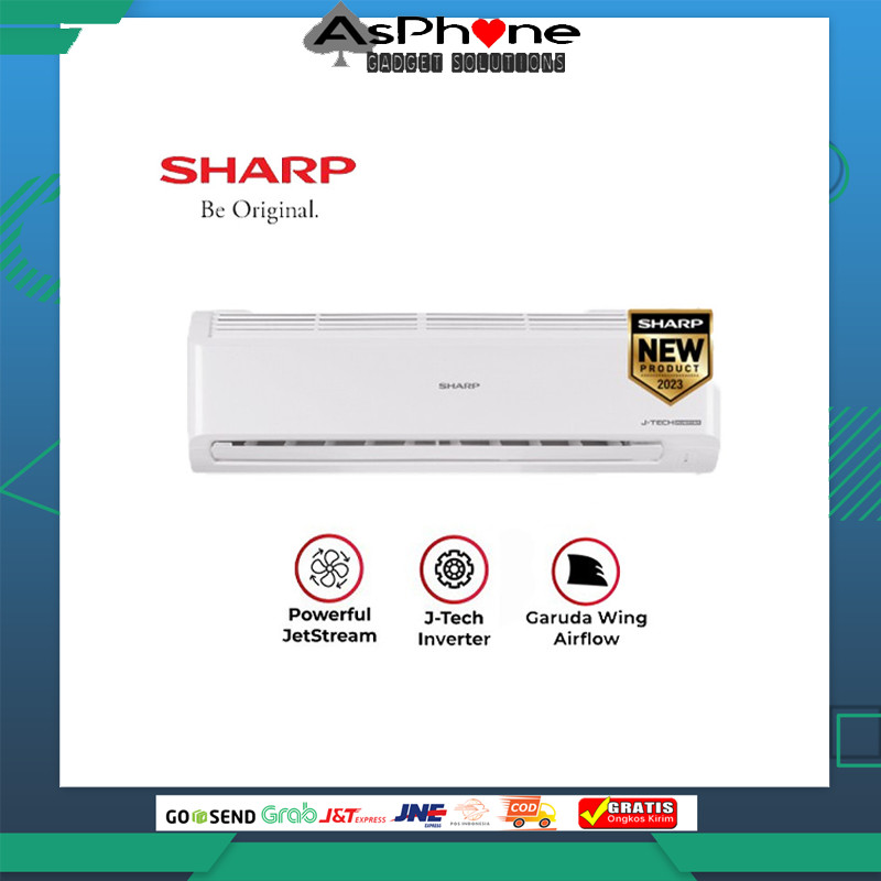 AC SHARP 1/2 PK INVERTER AH-X6BEY J-TECH INVERTER GARANSI RESMI