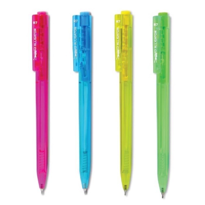 

Pulpen Cetek alligator Retech R7 Ice Color Tip 0.7 mm Hitam – Satuan