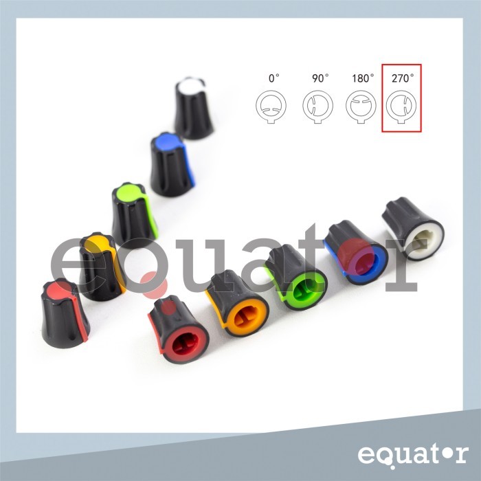 Knob / Knop Potensio Alps Mixer Bagus Setengah Lingkaran  270 derajat