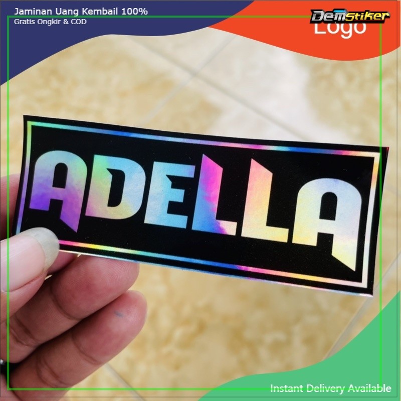 Stiker Hologram Adella AMC - Vynil Anti Air Ramayana Dhehan