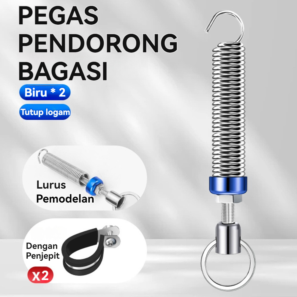 2 PCS Feideli Pegas Pintu Bagasi Mobil - Pegas Pengangkat Otomatis Peninggi Palka Mobil/Warna Silver