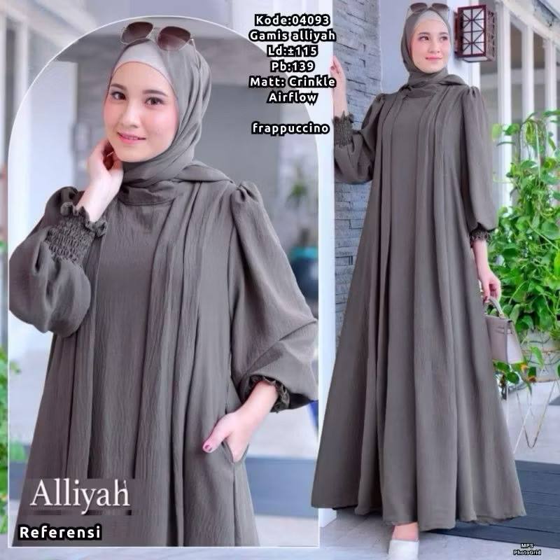 Ukuran S M L Lx Xxl Xxxl Jumbo Jubah Cewek Muslimah Baj Gami Gamis Abaya Gamis Wanita Lebaran Ghamis