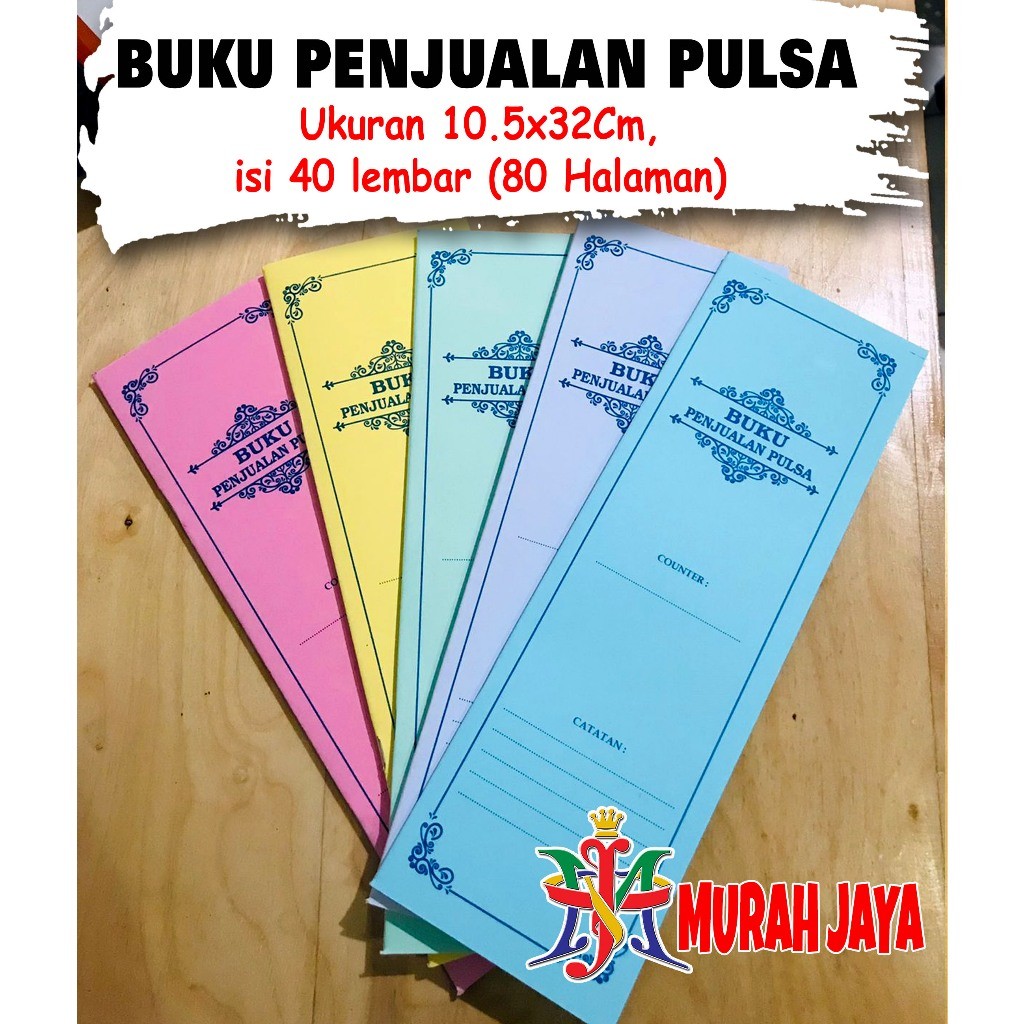 

BUKU PENJUALAN PULSA | BUKU KONTER